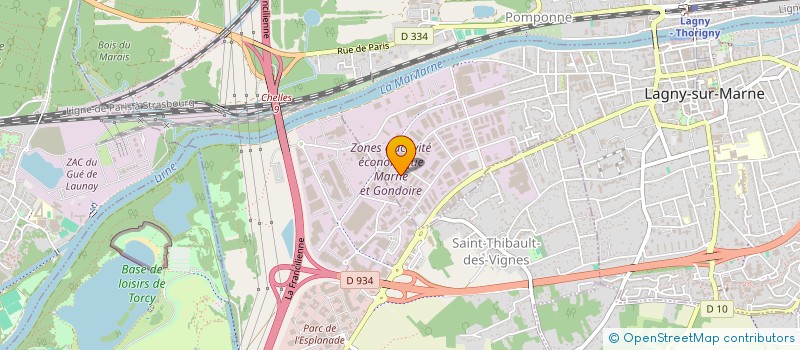 localisation de l'entreprise ARIOTEL à LAGNY-SUR-MARNE