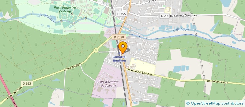 localisation de l'entreprise ARIS à LAMOTTE-BEUVRON