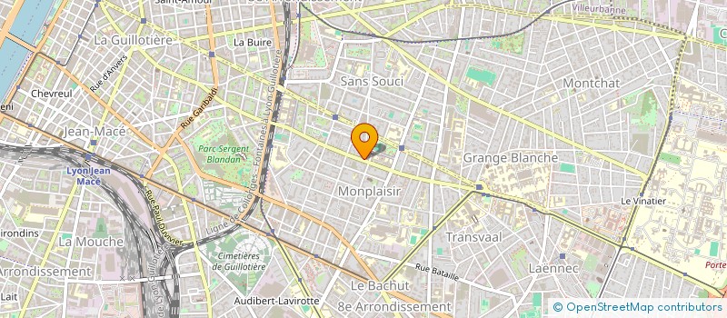localisation de l'entreprise ARIS à LYON