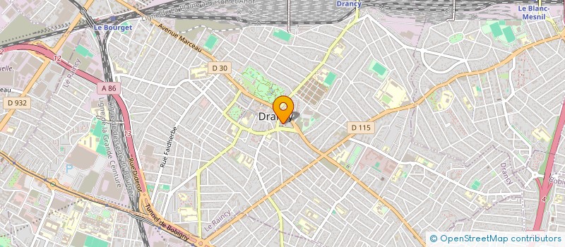 localisation de l'entreprise ARIS à DRANCY