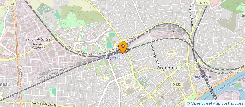 localisation de l'entreprise ARIS AUTO  ARGENTEUIL