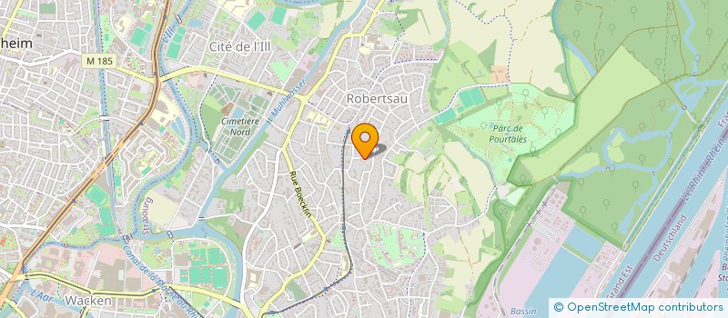 localisation de l'entreprise ARIS CONSEIL à STRASBOURG