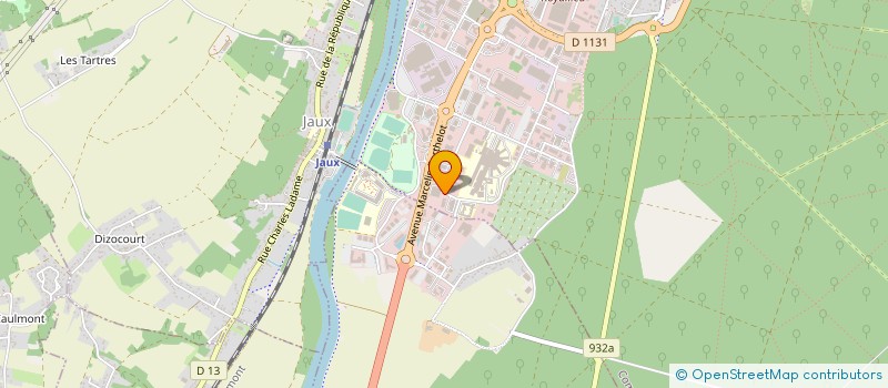 localisation de l'entreprise ARIS ELECTRONIQUE à COMPIEGNE