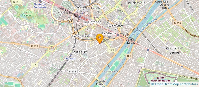 localisation de l'entreprise ARIS ENGINEERING  PUTEAUX