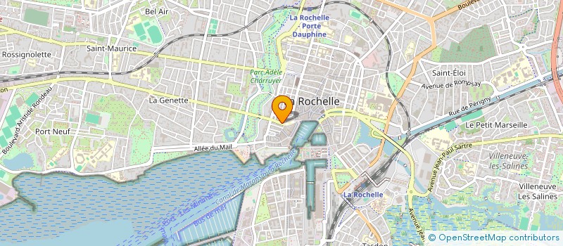 localisation de l'entreprise ARIS FORMATION à LA ROCHELLE