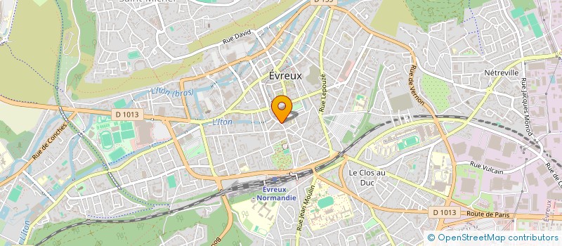 localisation de l'entreprise ARIS LAND à EVREUX