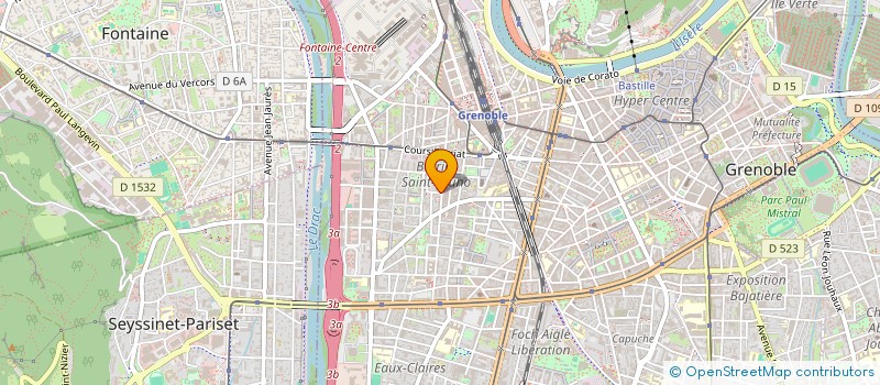 localisation de l'entreprise ARIS MEDICAL  GRENOBLE