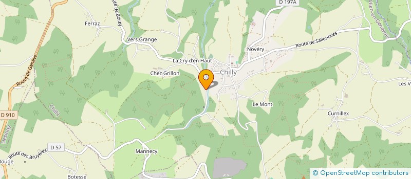 localisation de l'entreprise ARIS SNC  CHILLY