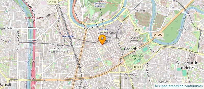 localisation de l'entreprise ARISCA  GRENOBLE