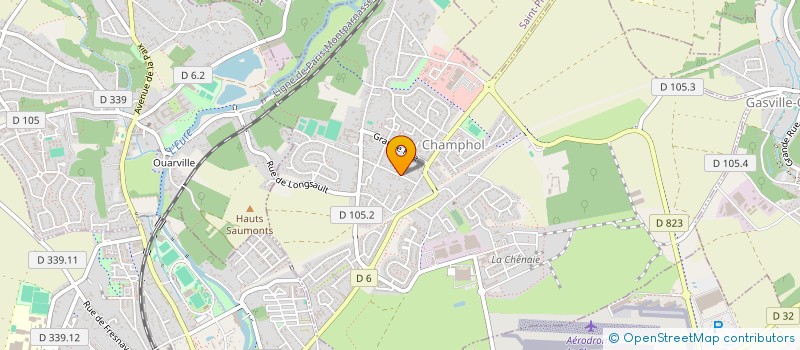 localisation de l'entreprise ARISE à CHAMPHOL
