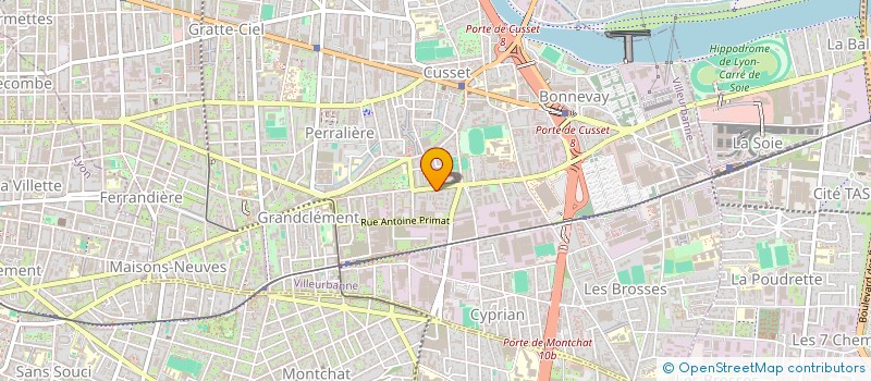 localisation de l'entreprise ARISI BATIMENT  VAULX-EN-VELIN