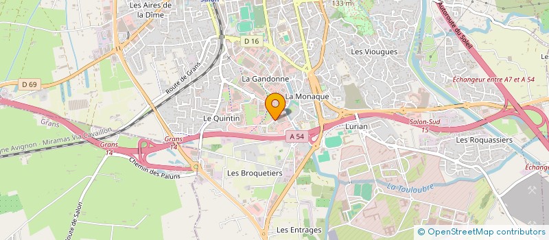 localisation de l'entreprise ARISMA  SALON-DE-PROVENCE