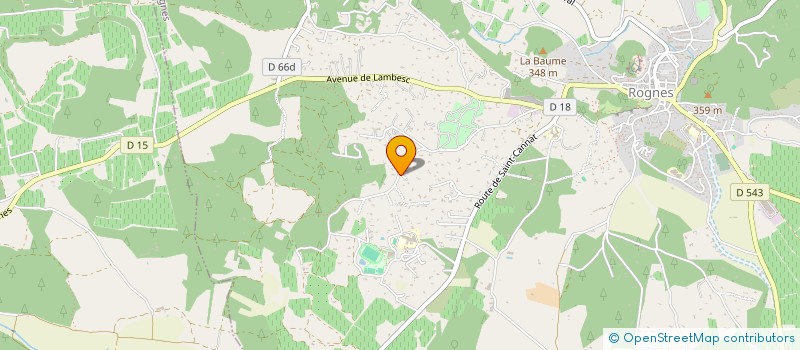 localisation de l'entreprise ARISTA à ROGNES