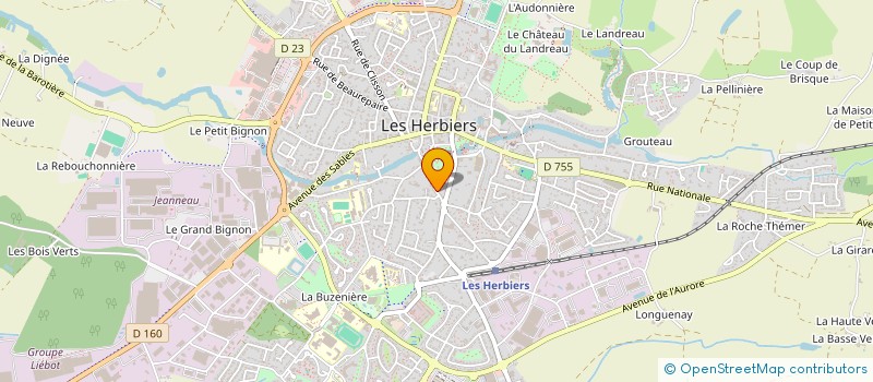 localisation de l'entreprise ARISTARQUE à LES HERBIERS