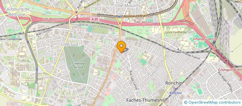 localisation de l'entreprise ARISTEE  FACHES-THUMESNIL