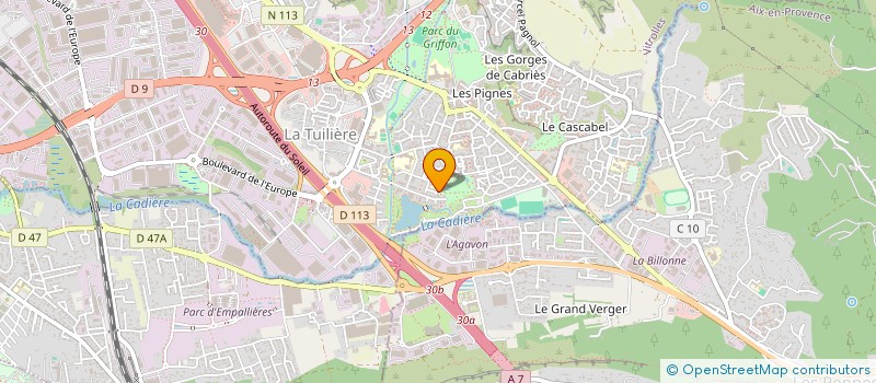 localisation de l'entreprise ARISTHE PAYSAGE à VITROLLES