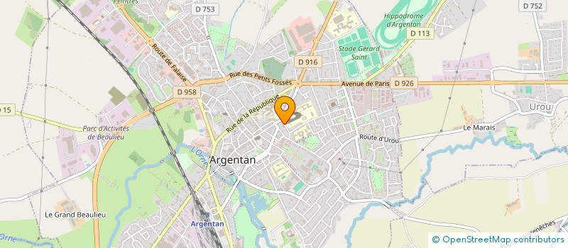 localisation de l'entreprise ARISTIDE à ARGENTAN