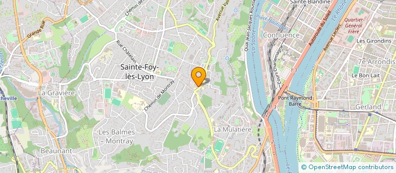 localisation de l'entreprise ARISTIDE  SAINTE-FOY-LES-LYON