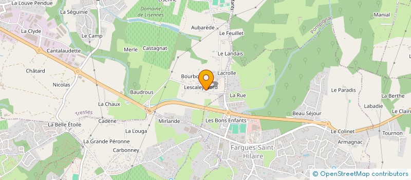 localisation de l'entreprise ARISTIDE BRIAND  TRESSES