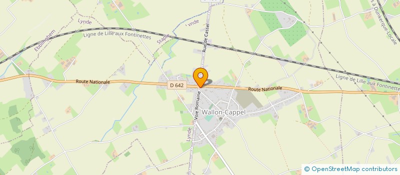 localisation de l'entreprise ARISTIDE BRIAND à WALLON-CAPPEL