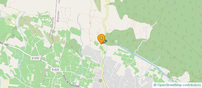 localisation de l'entreprise ARISTIDE BRIAND  POURRIERES