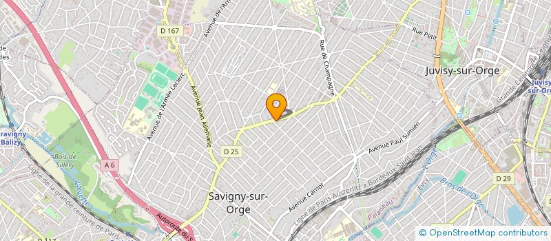 localisation de l'entreprise ARISTIDE BRIAND CONDUITE à SAVIGNY-SUR-ORGE