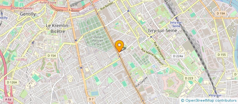 localisation de l'entreprise ARISTIDE CHICKEN  IVRY-SUR-SEINE