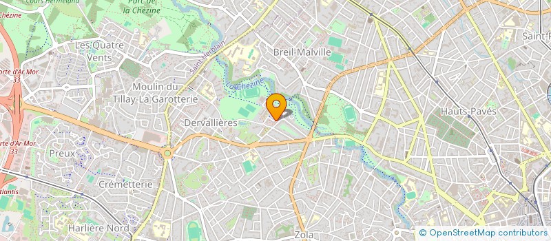 localisation de l'entreprise ARISTIDE CONSTRUCTION à NANTES