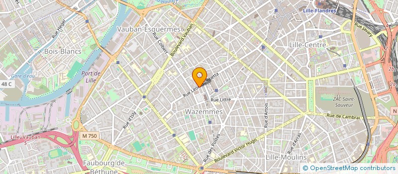 localisation de l'entreprise ARISTIDE IMMOBILIER à LILLE