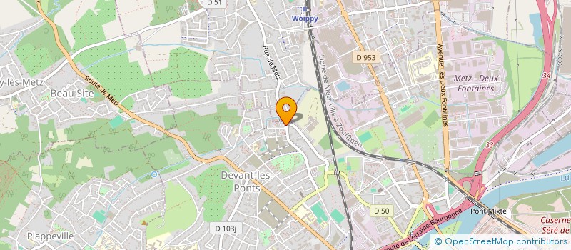 localisation de l'entreprise ARISTIDE SERVICE  METZ