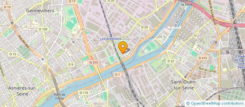 localisation de l'entreprise ARISTIDE SOUZA MENDES DIAS  ASNIERES-SUR-SEINE