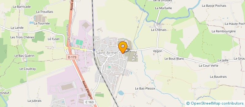 localisation de l'entreprise ARISTIL 24  SAINT-ARMEL