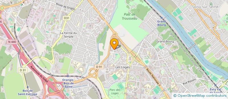 localisation de l'entreprise ARISTO GRAPHIC FRANCE SARL à EVRY-COURCOURONNES