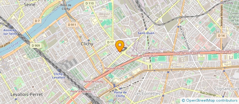 localisation de l'entreprise ARISTO'S à CLICHY
