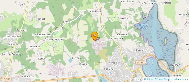 localisation de l'entreprise ARISTOCHE  LA TRINITE-SUR-MER