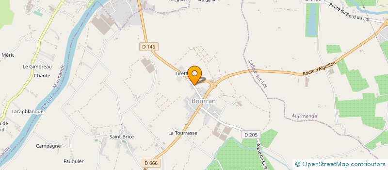 localisation de l'entreprise ARISTOP  BOURRAN