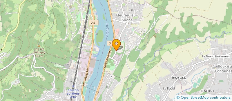 localisation de l'entreprise ARISTOR à FLEURIEU-SUR-SAONE