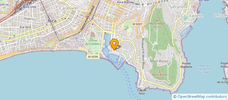 localisation de l'entreprise ARISTOTE à NICE