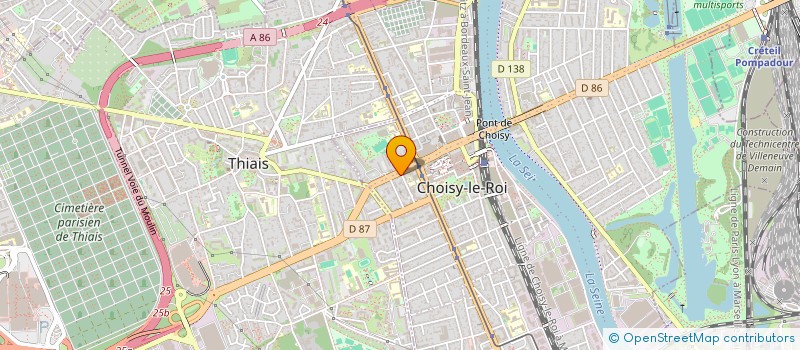 localisation de l'entreprise ARISTOTE  CHOISY-LE-ROI