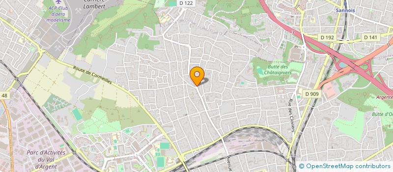 localisation de l'entreprise ARISTOTE BATI  ARGENTEUIL