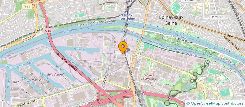 localisation de l'entreprise ARISTOTE MULTISERVICES à GENNEVILLIERS