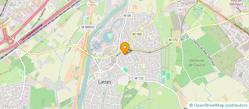 localisation de l'entreprise ARISTOTE PATRIMOINE à LATTES