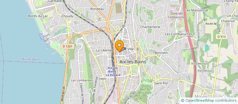 localisation de l'entreprise ARITA  AIX-LES-BAINS