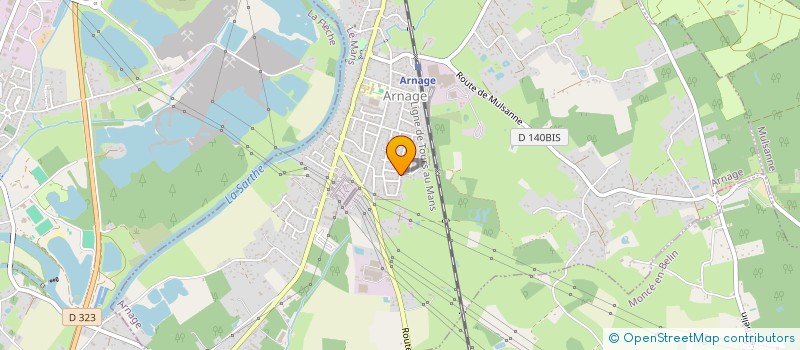 localisation de l'entreprise ARITAKO  ARNAGE