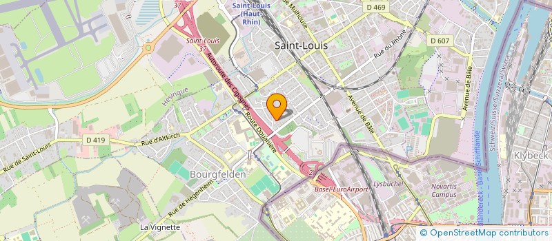 localisation de l'entreprise ARITEC à SAINT-LOUIS