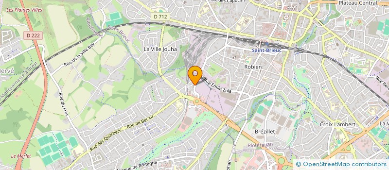 localisation de l'entreprise ARITEL.COM  PLOUFRAGAN