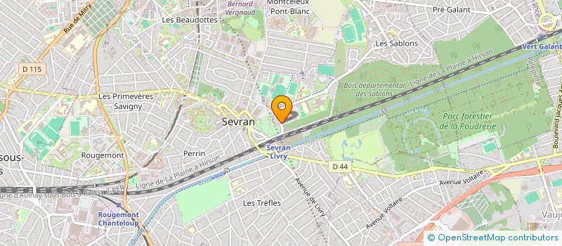 localisation de l'entreprise ARITEN CONSEIL à SEVRAN
