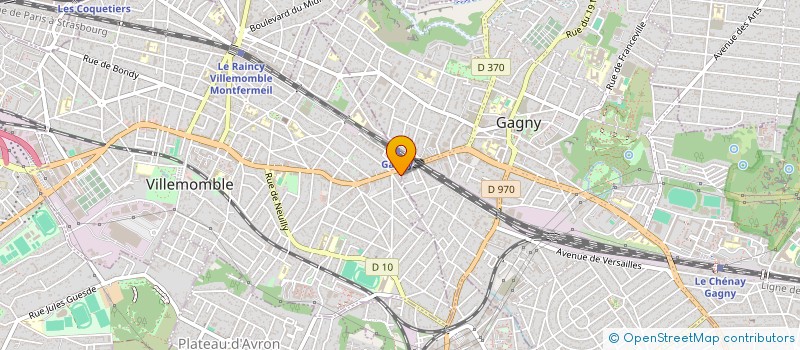 localisation de l'entreprise ARIUS  VILLEMOMBLE