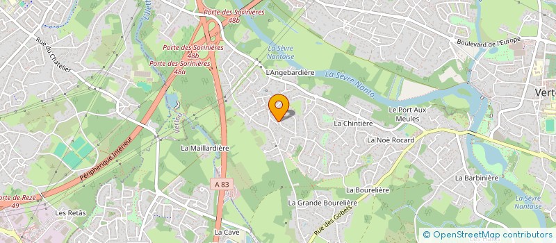 localisation de l'entreprise ARIXIS  VERTOU