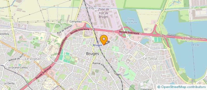 localisation de l'entreprise ARIXO  BRUGES